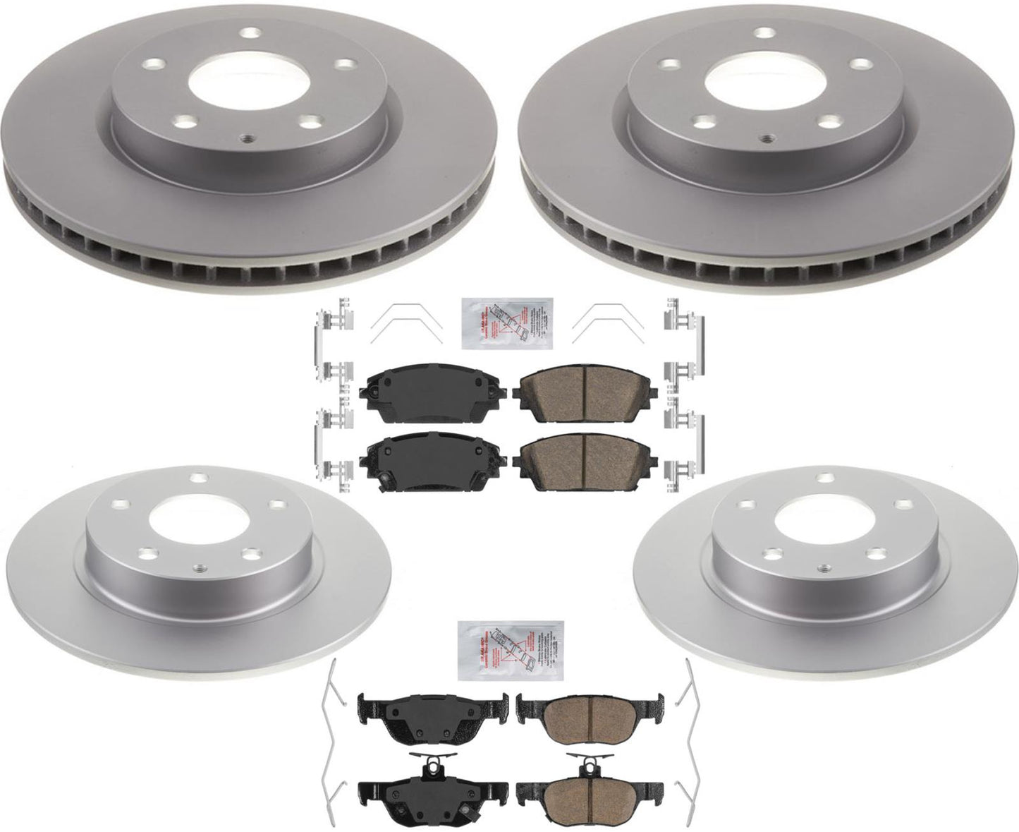 Rotores y pastillas de freno revestidos para Mazda 3 2019-22 Tracción delantera integrada en Japón