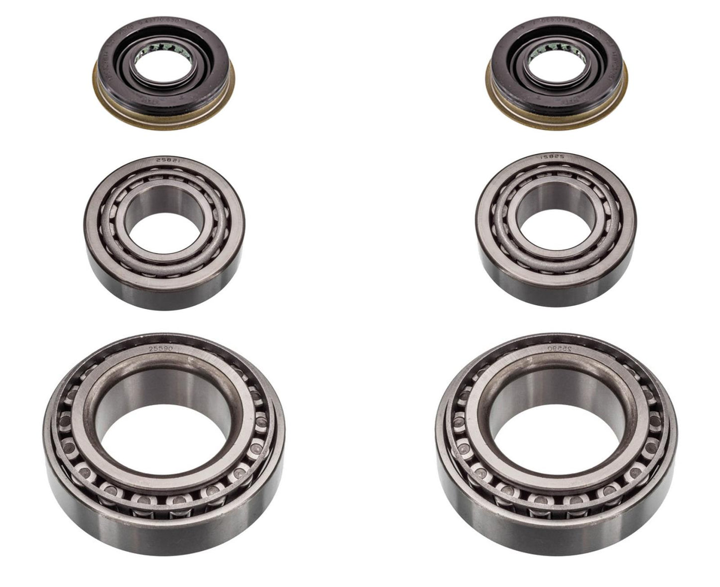 Front Inner and Outer Wheel Bearing w Seals For F-250 Rear Wheel Drive 2008-2022