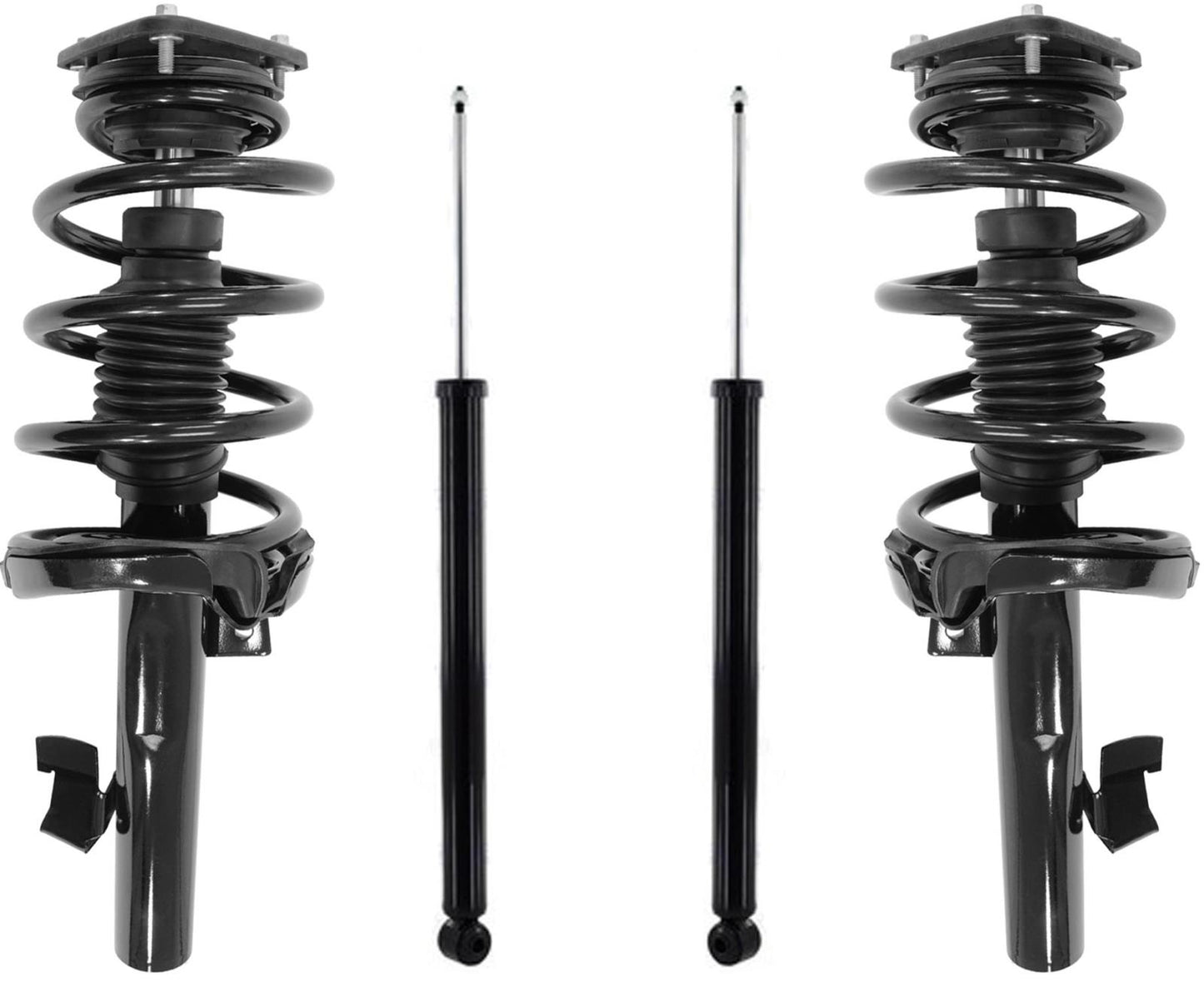 Front Complete Struts W/ Coil Spring & Rear Shocks For Volvo C30 2007-2013