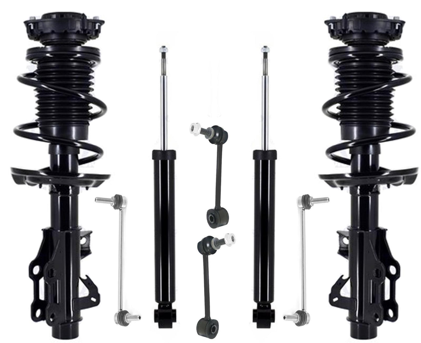 Front Struts Rear Shocks & Links For Camaro 6.2L 2016-2022 W/O Variable Damping