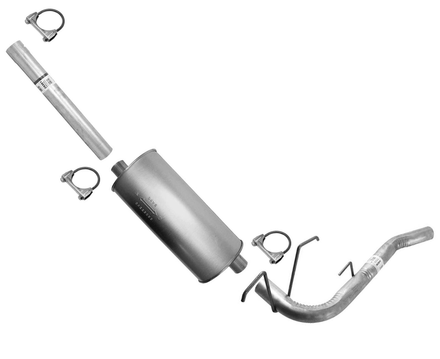 For 1997 Ford F-150 F-250 120 & 139 Inch Wheel Base Muffler Exhaust System