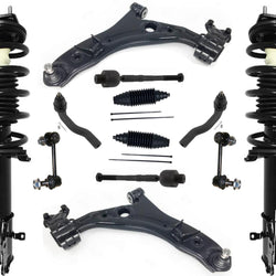 Front Struts Lower Control Arms Tie Rods & Links For Mazda CX-9 2007-2015