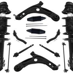 Front Complete Struts Control Arms Tie Rods & Links For Toyota Yaris 2006-2014