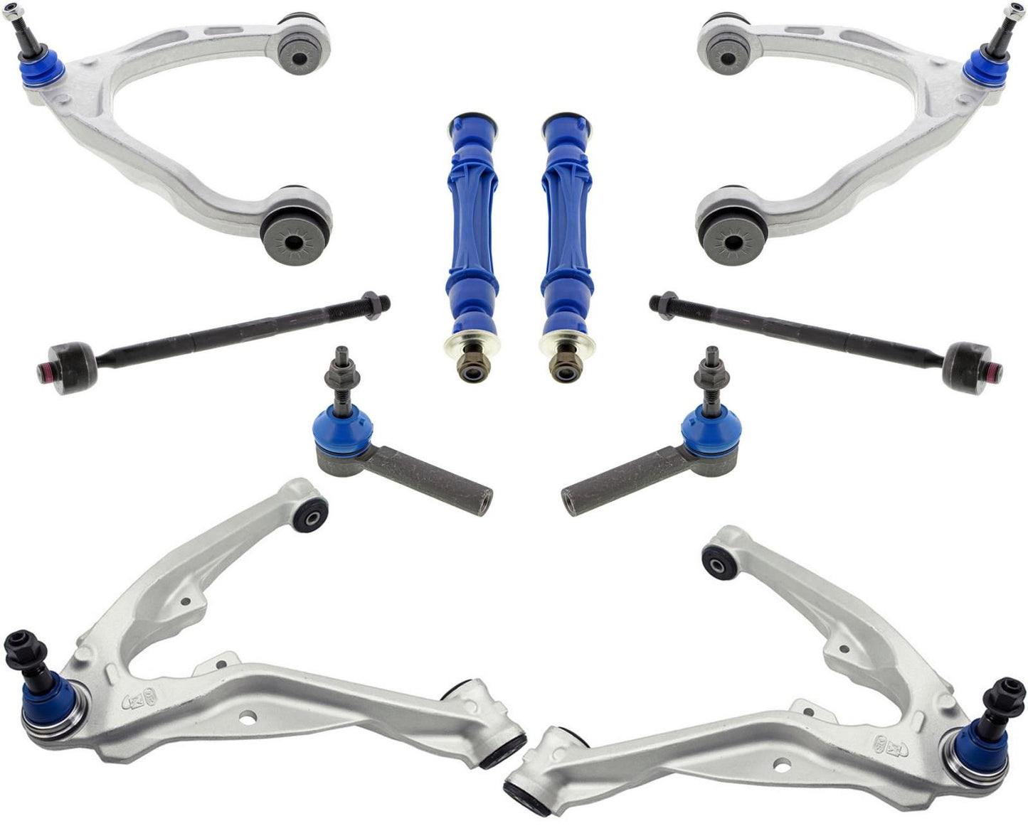 Brazos de control Mevotech con rótulas, varillas de amarre y eslabones para Chevrolet Tahoe 15-20