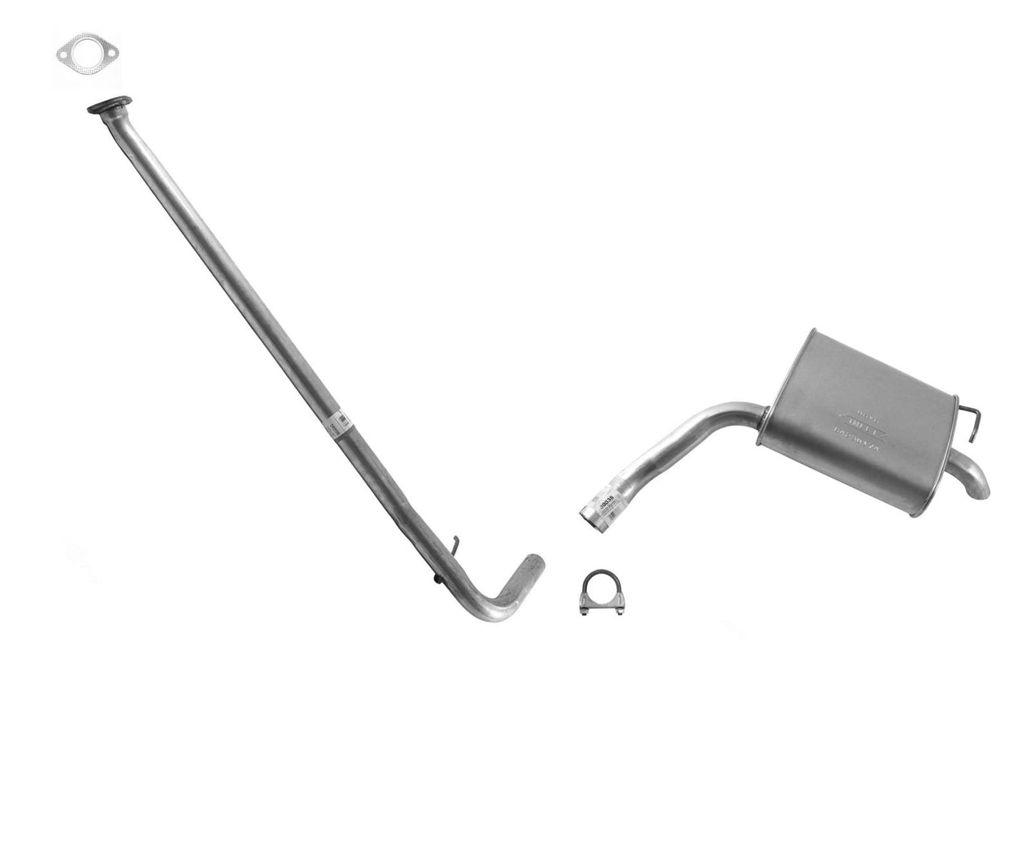 Extensión del sistema de escape estilo OE. Silenciador de tubo para Hyundai Sonata 11-14 sin Sport Sus