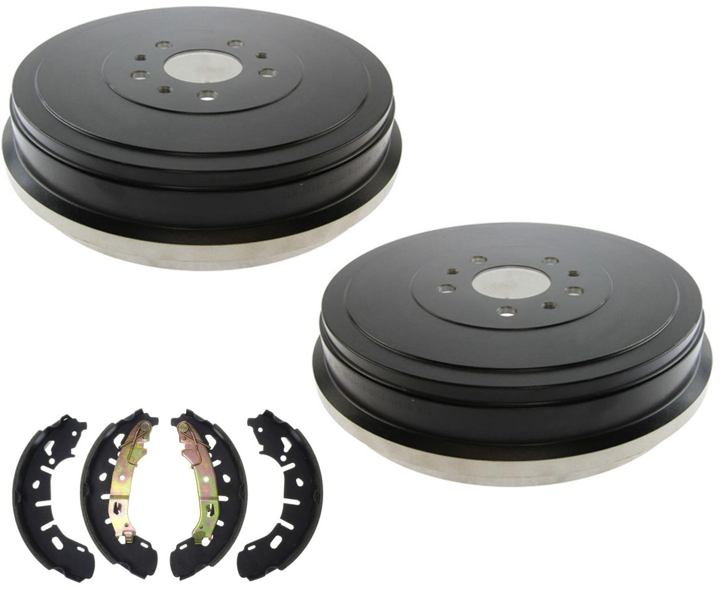 Kit de servicio premium de tambor de freno trasero y zapata de freno para Ram ProMaster City 14-22