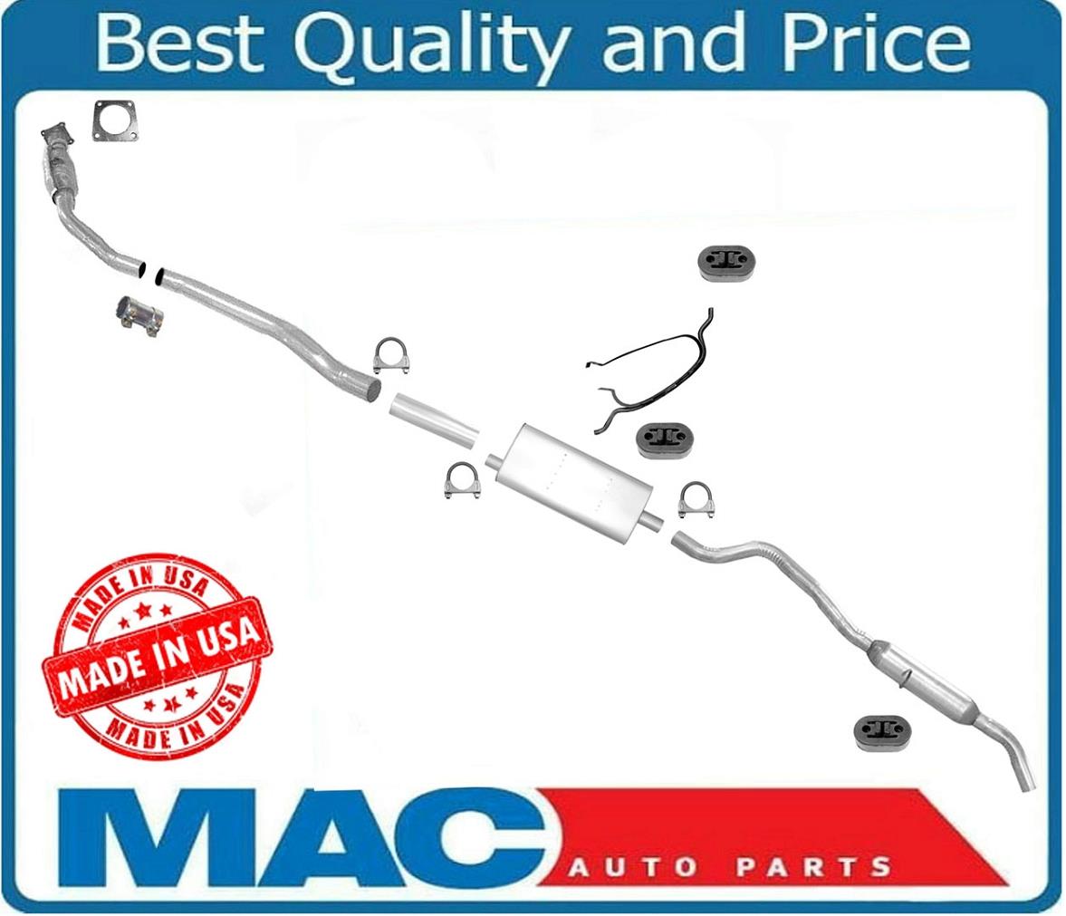 96-00 Sistema de escape y convertidor de silenciador Town & Country 3.3L 3.8L 119 pulgadas W/B