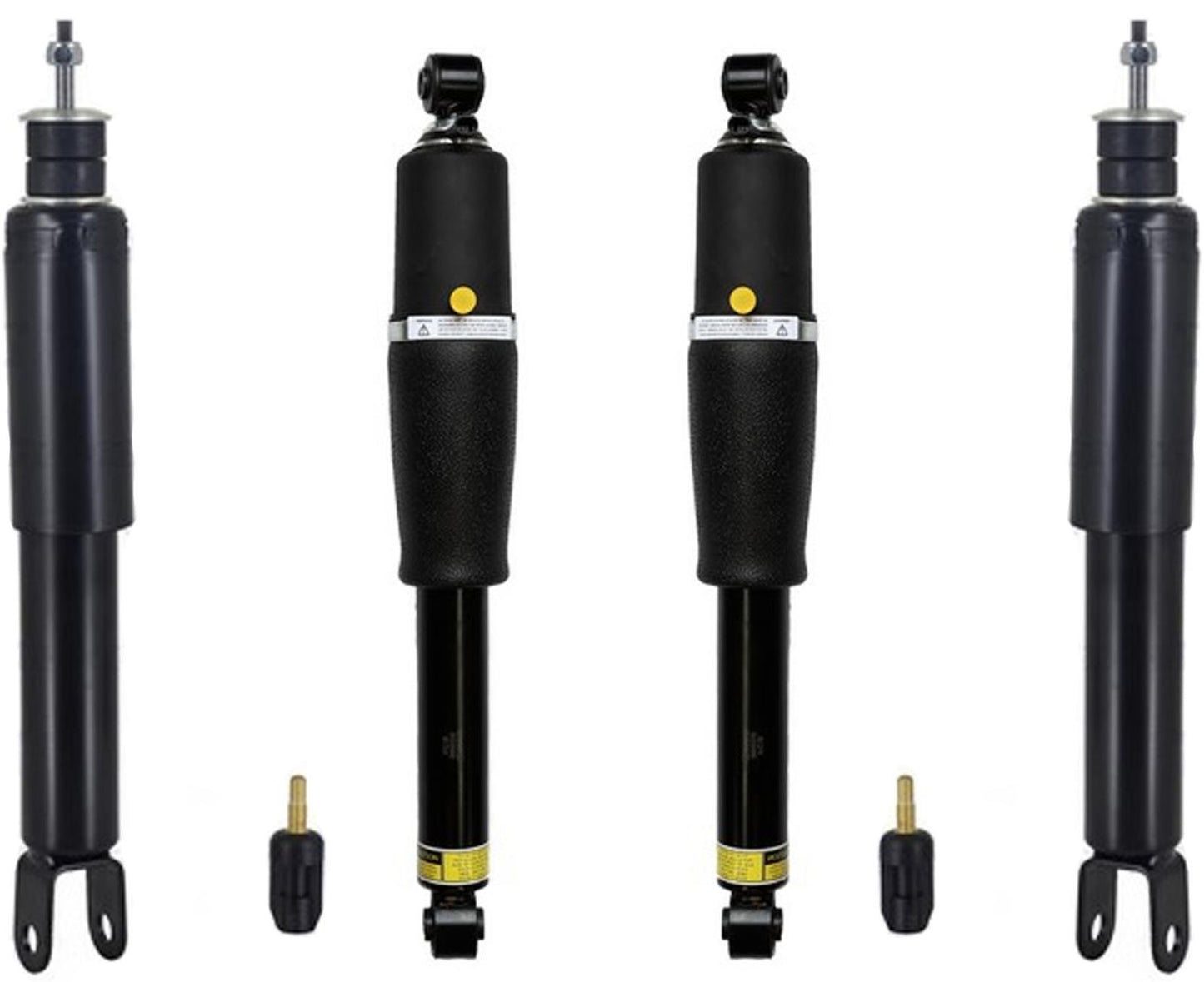 Front & Rear Air Shocks Absorber For Escalade 2002-06 W/ Electronic Suspension