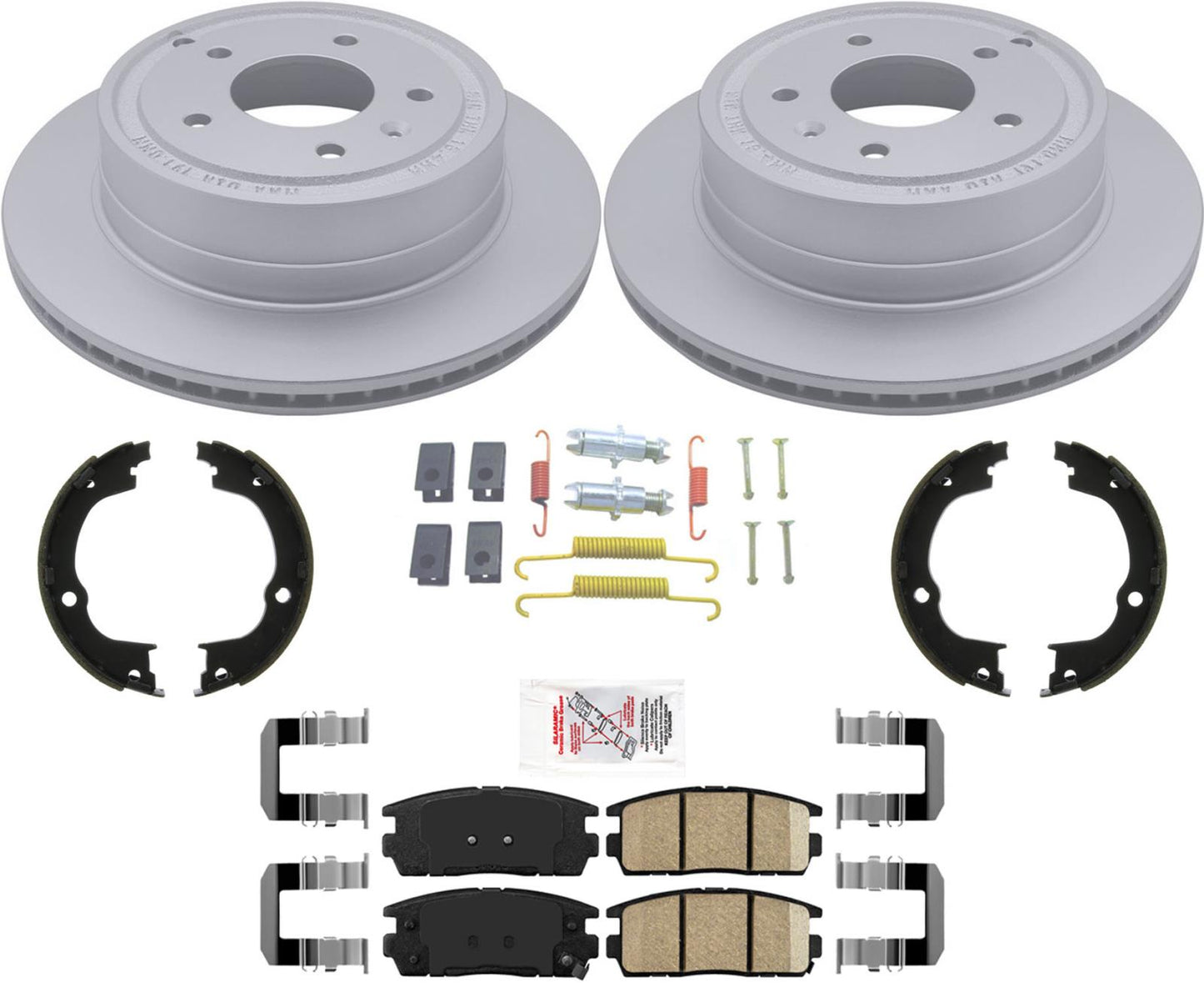 Pastillas de cerámica de rotores de freno recubiertas mejoradas para Chevrolet Captiva Sport 2008-2015