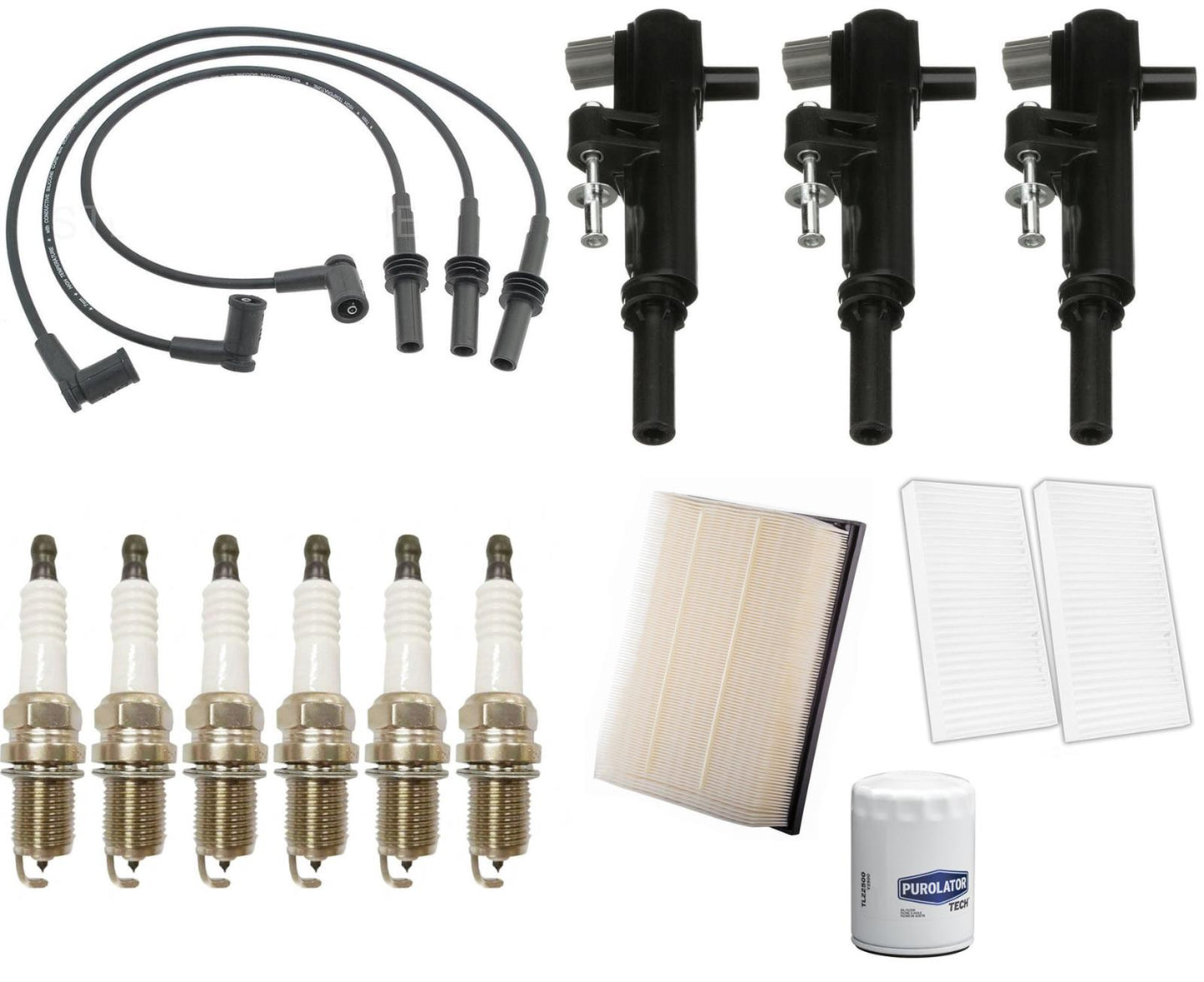 Wires Ignition Coils & Spark Plugs & Filters For Jeep Liberty 3.7L 2009-2013