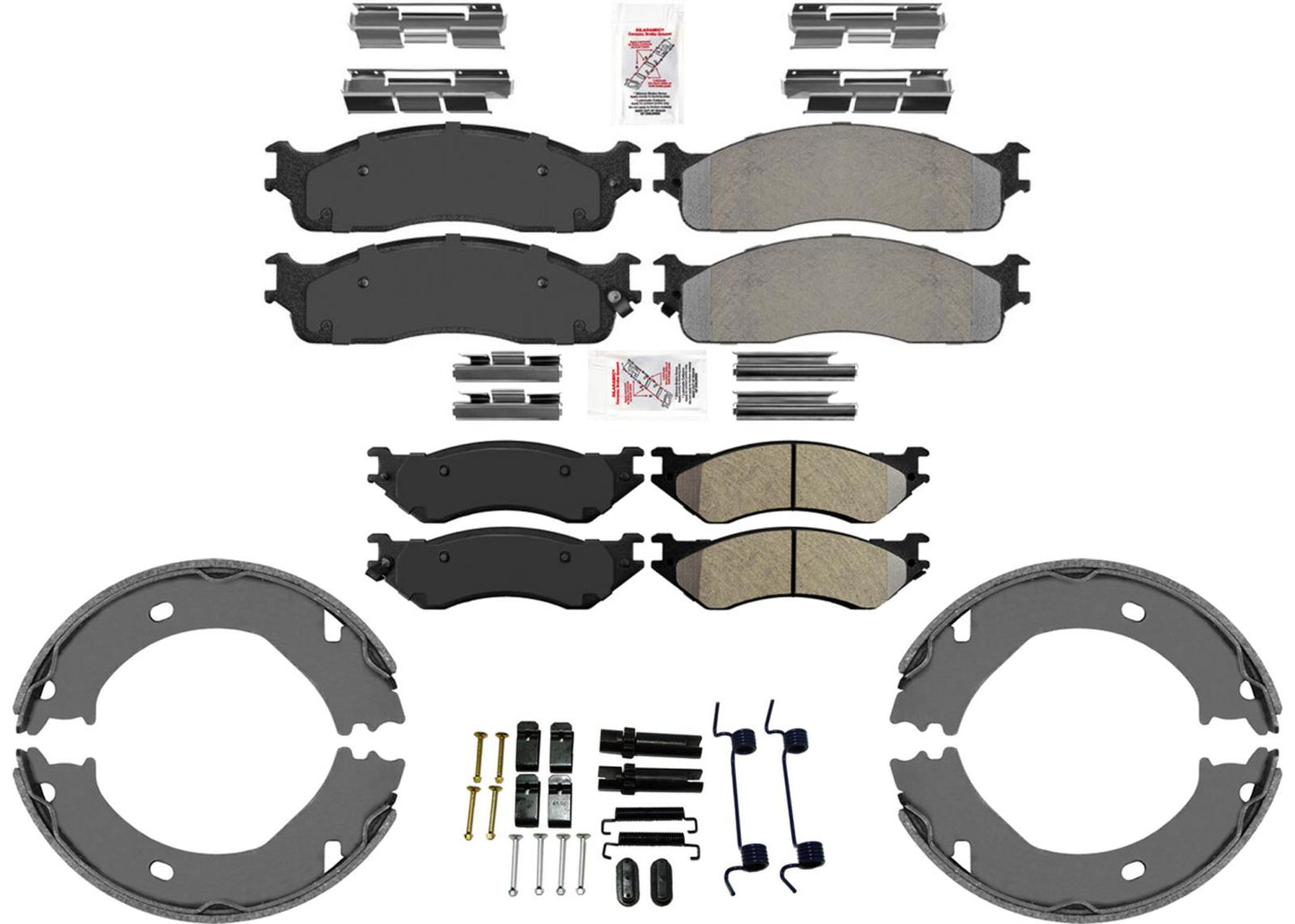 AmeriPro Premium Semi Metallic Disc Brake Pads for Dodge Ram 2500 Pick Up 03-05