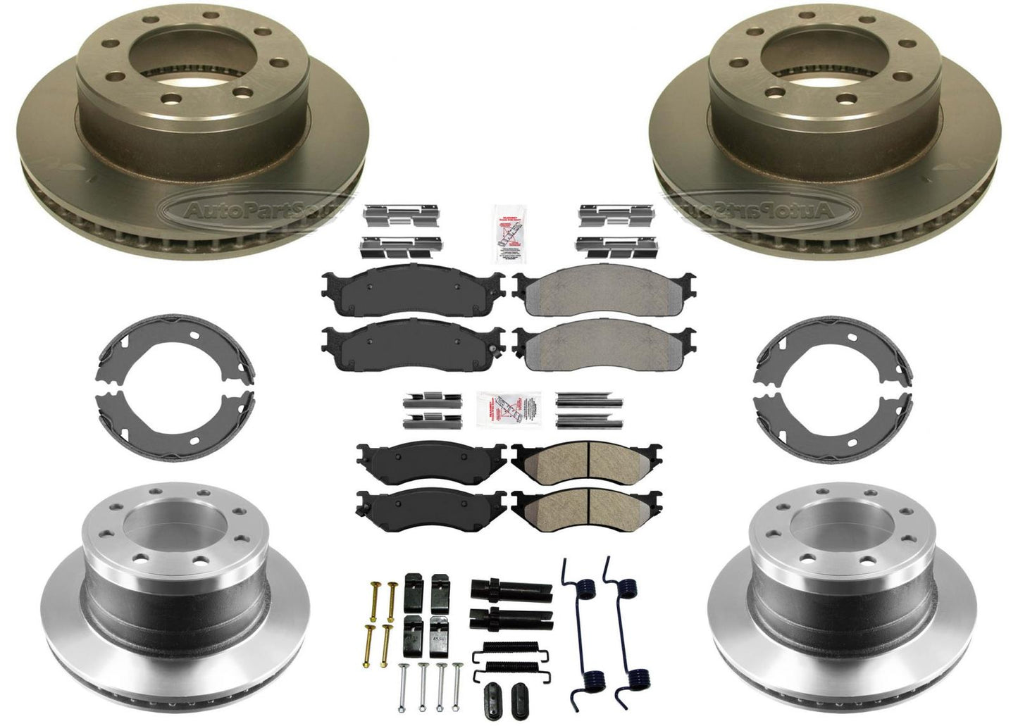 Performance Disc Brake Rotors Brake Pads for Dodge Ram 2500 Pick Up 2003-2005