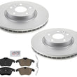 For Land Rover Evoque 2012-2015 Front Disc Brake Rotors Disc Brake Pads