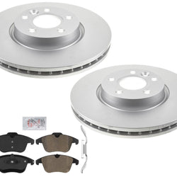 For Land Rover Evoque 2012-2015 Front Disc Brake Rotors Disc Brake Pads