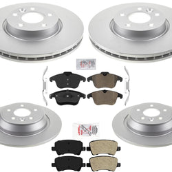 For Land Rover Evoque 2012-2015 Front Disc Brake Rotors Disc Brake Pads