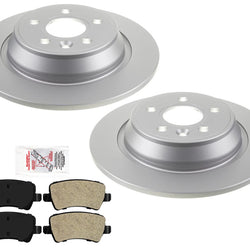 For Land Rover Evoque 2012-2015 Rear Disc Brake Rotors Disc Brake Pads