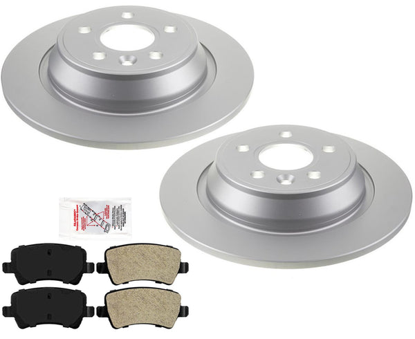 For Land Rover Evoque 2012-2015 Rear Disc Brake Rotors Disc Brake Pads