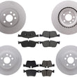 For Land Rover Discovery Sport 2015-19 F&R Disc Brake Rotors Ceramic Brake Pads