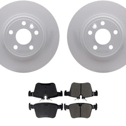 For Land Rover Discovery Sport 2015-2019 Rear Brake Rotors Ceramic Brake Pads