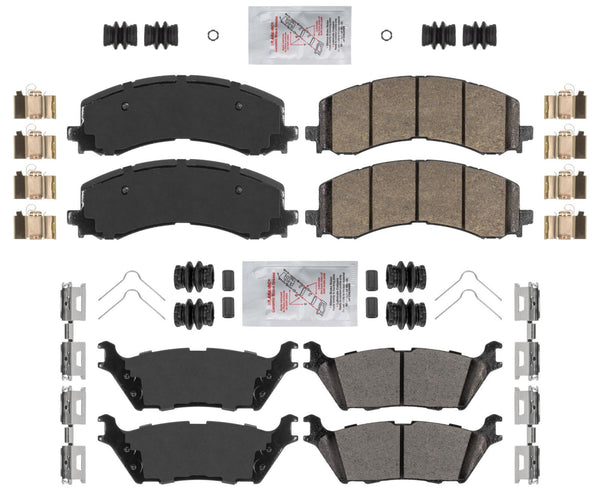 For Ford F-150 21-2024 & Bronco Raptor 22 24 Front & Rear Severe Duty Brake Pads