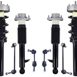 Front Struts Rear Shocks & Links For BMW X5 sDrive35i Rear Wheel Drive 2014-18