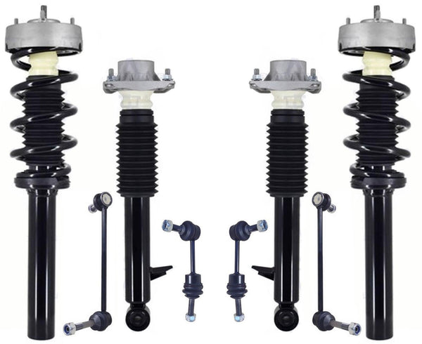 Front Struts Rear Shocks & Links For BMW X5 sDrive35i Rear Wheel Drive 2014-18