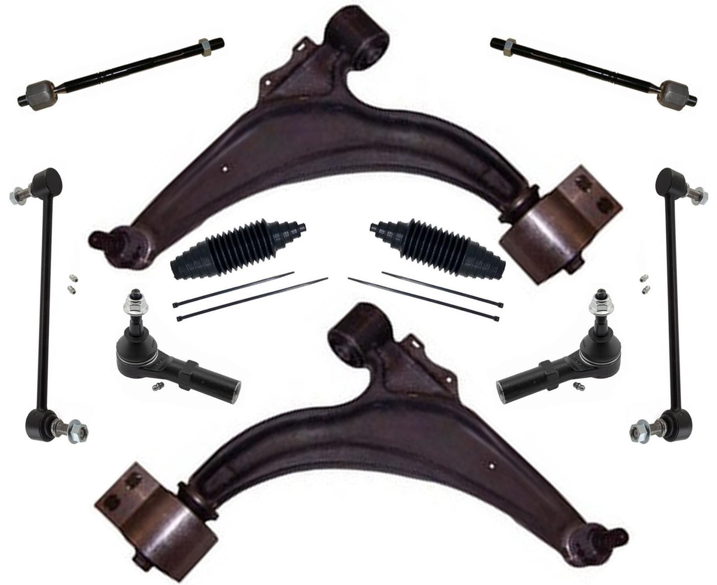 Brazos de control inferiores delanteros, rótulas, varillas de amarre, barra estabilizadora para Chevrolet Cruze 10-15