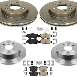 For Honda Civic Si 2.0L 2002-2003 Performance Carbon Disc Brake Rotor & Pads