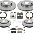 For Ford Mustang 2015-2022 W/ Performance Package Disc Brake Rotors Brake Pads