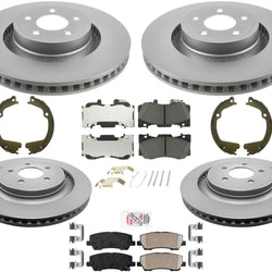 For Ford Mustang 2015-2022 W/ Performance Package Disc Brake Rotors Brake Pads