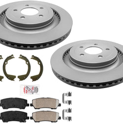 For Ford Mustang 2015-22 with Performance Package Disc Brake Rotors Brake Pads