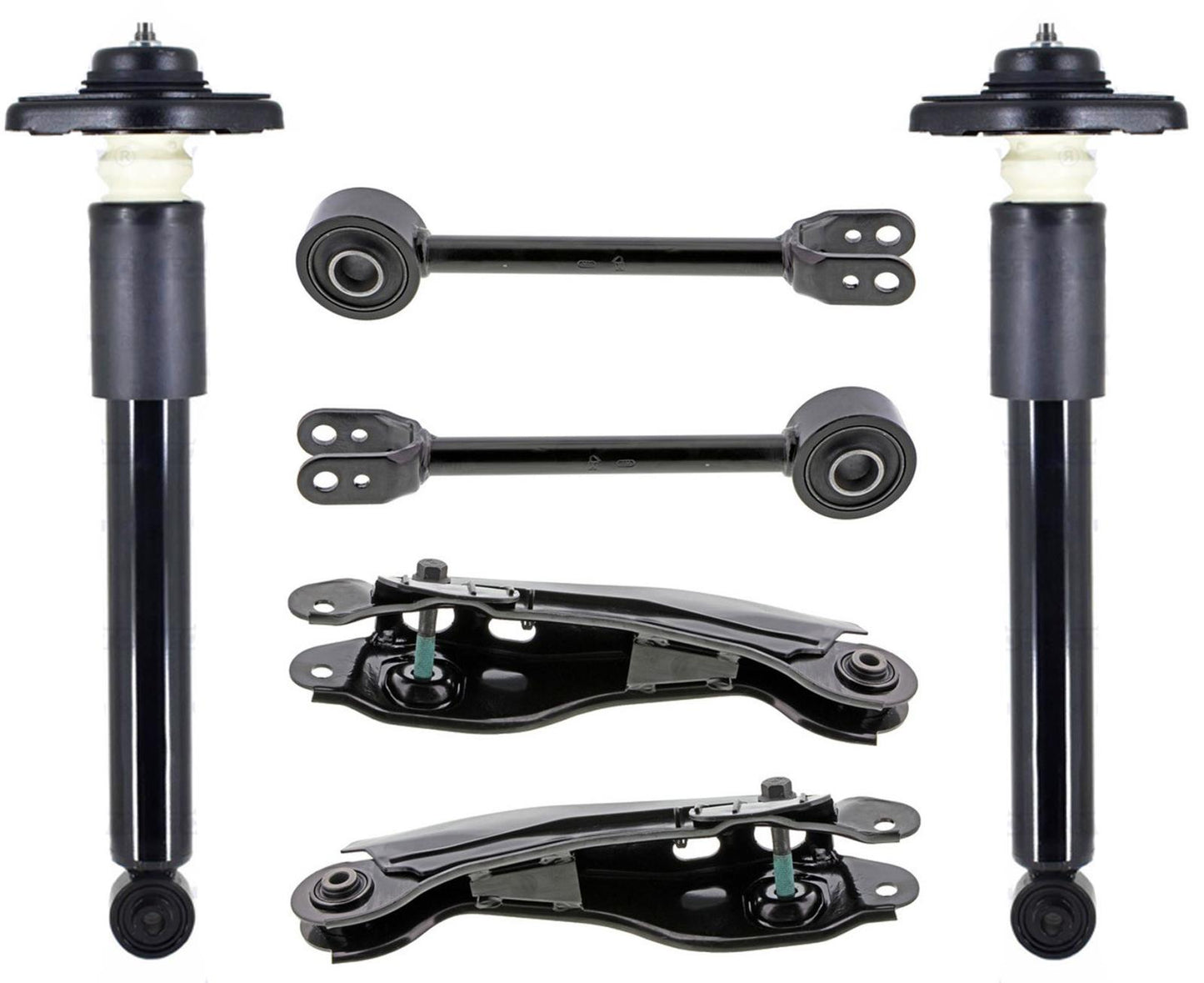 Rear Trailing & Lower Forward Arms & Complete Shocks For Pathfinder 2013-2020