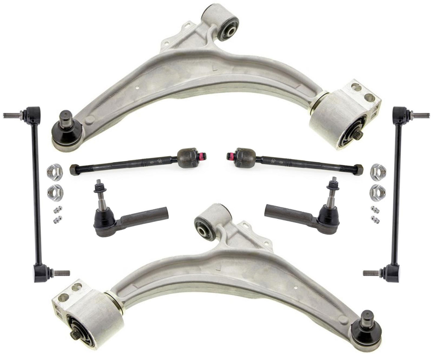 Front Lower Control Arms Ball Joints Tie Rods & Links For Chevrolet Volt 11-15