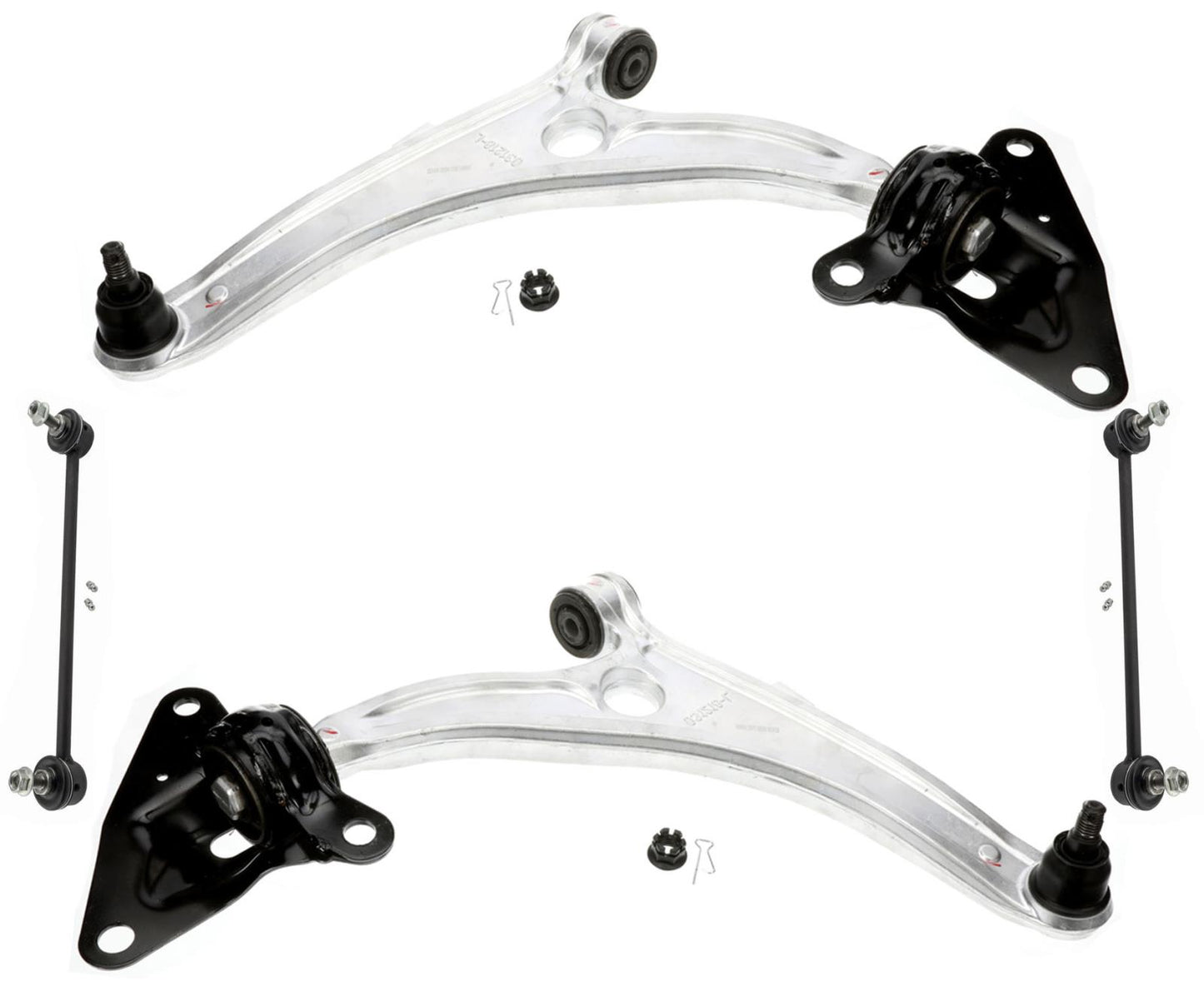 Front Lower Control Arms Ball Joints & Sway Bar Links For Honda CR-Z 2011-2016