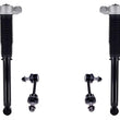 Rear Complete Shocks Absorber & Sway Bar Links For Hyundai Santa Fe 2019-2020