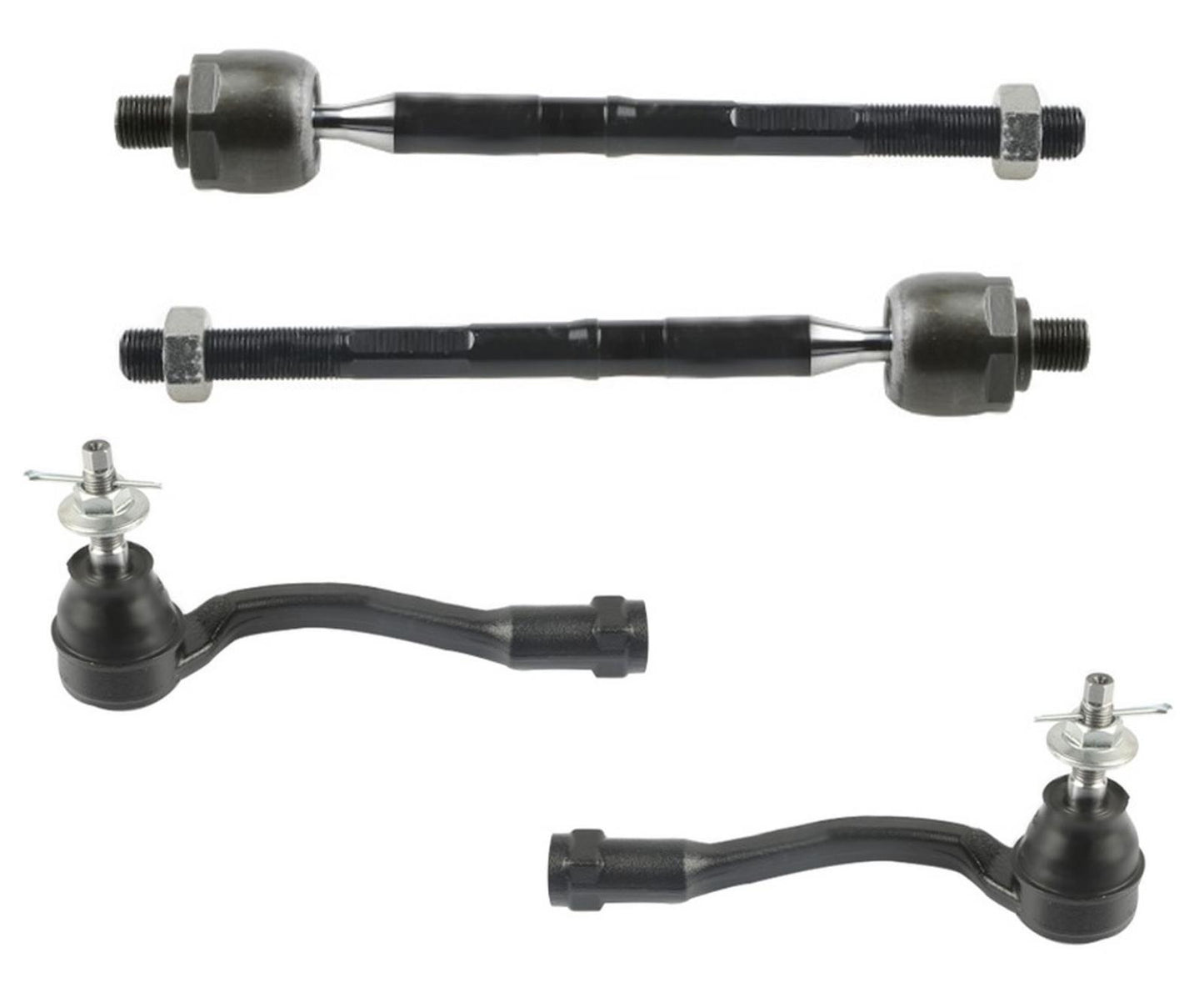Front Inner & Outer Tie Rods For Hyundai Santa Fe All Wheel Drive 2019-2020