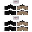 For Chevrolet Corvette 1975-1982 Front + Rear AmeriSTAR Ceramic Disc Brake Pads