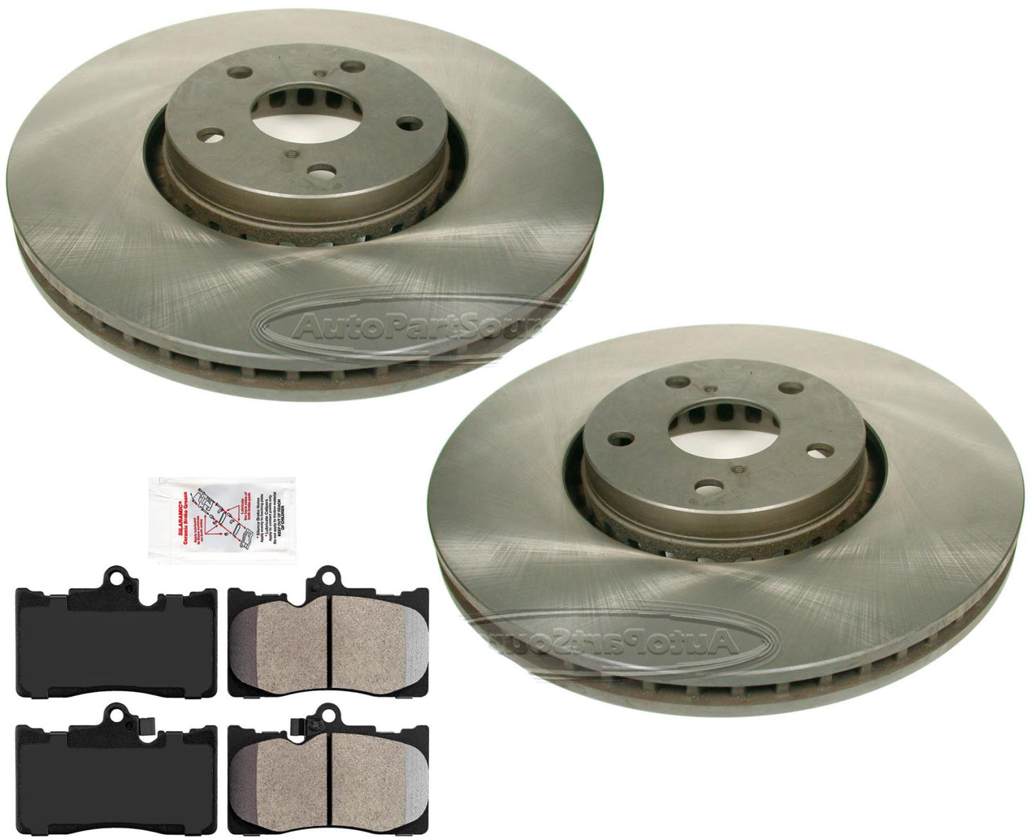 Rotores de freno de disco delantero y pastillas de freno para Lexus GS350 2013-2020 No F Sport