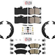 For Lexus IS300 2016-2020 Front & Rear Disc Brake Pads Parking Shoes Hardware