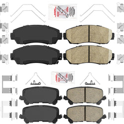 For Honda Passport 2019-2022 AmeriPRO Front & Rear Ceramic Brake Pads