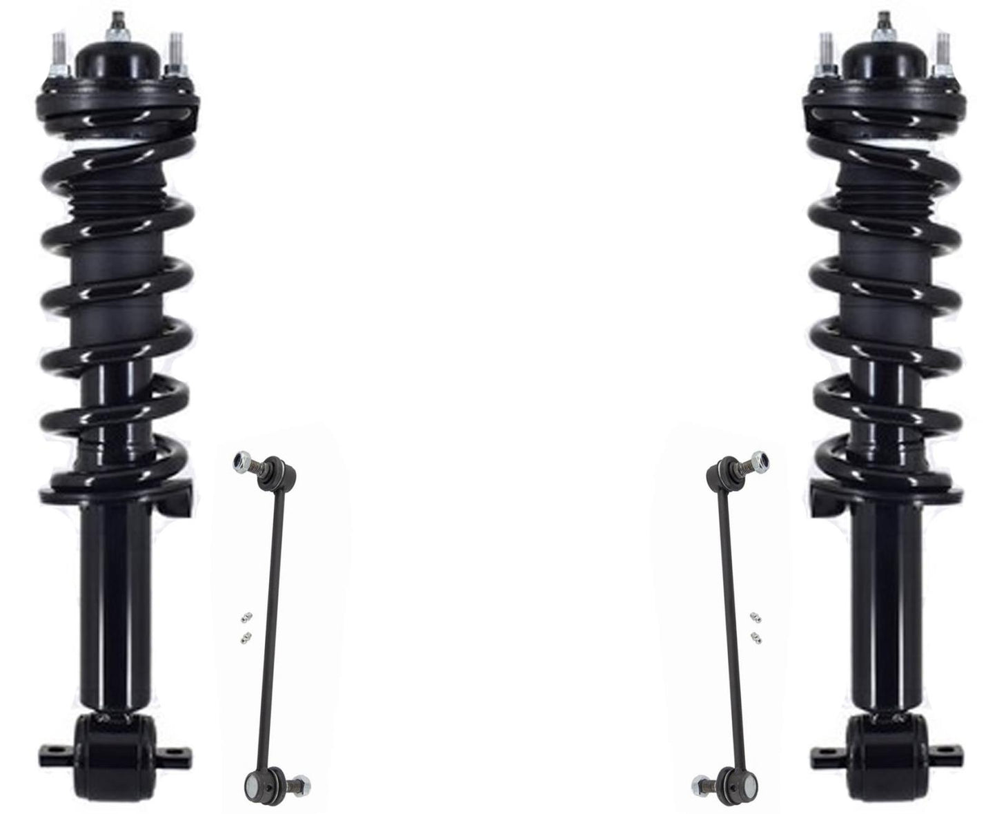 Front Complete Strut & Sway Bar Links For Ford Ranger 19-23 XL 4 Wheel Drive