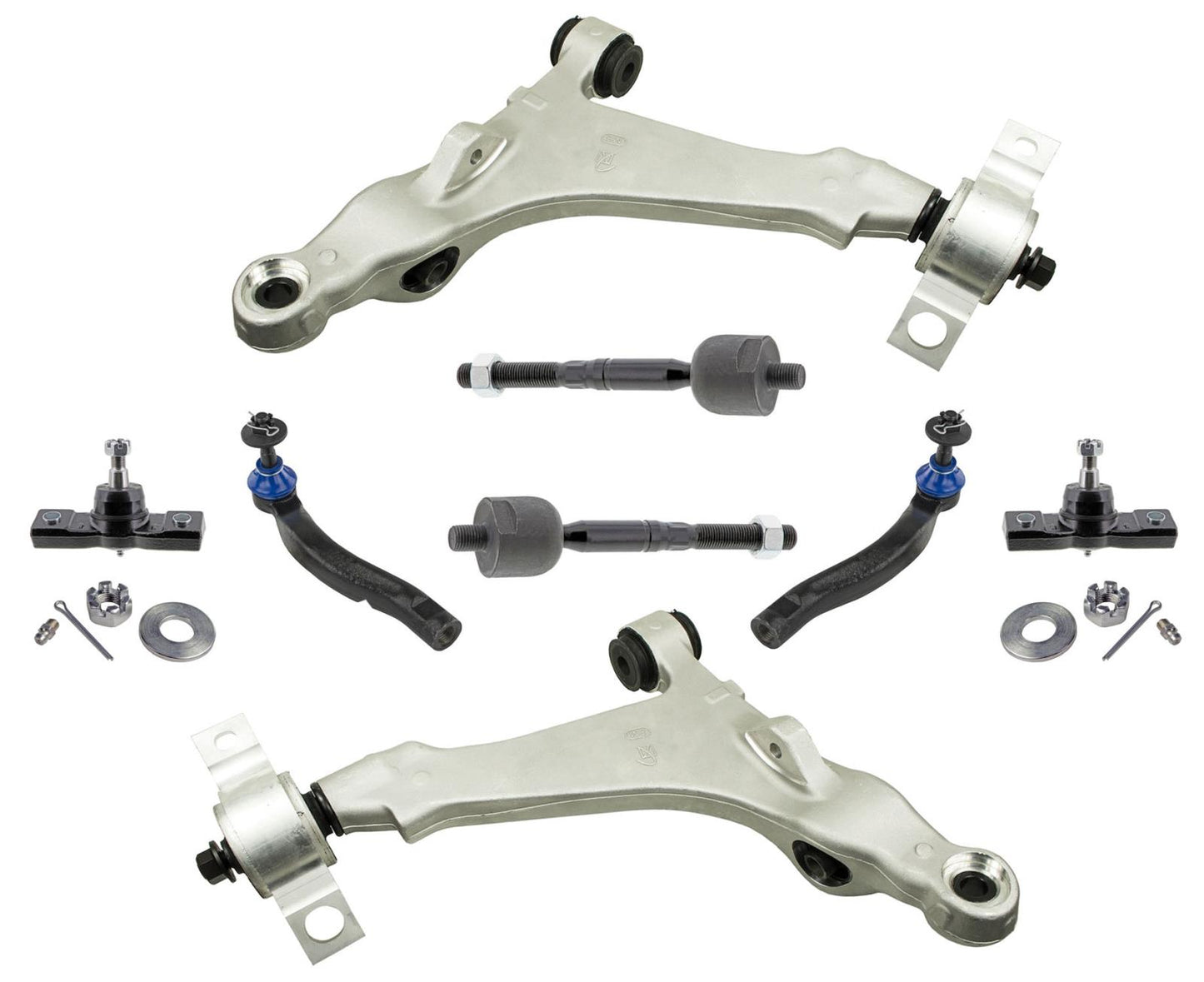 Lower Control Arms Tie Rods & Ball Joints For Lexus IS250 06-13 All Wheel Drive