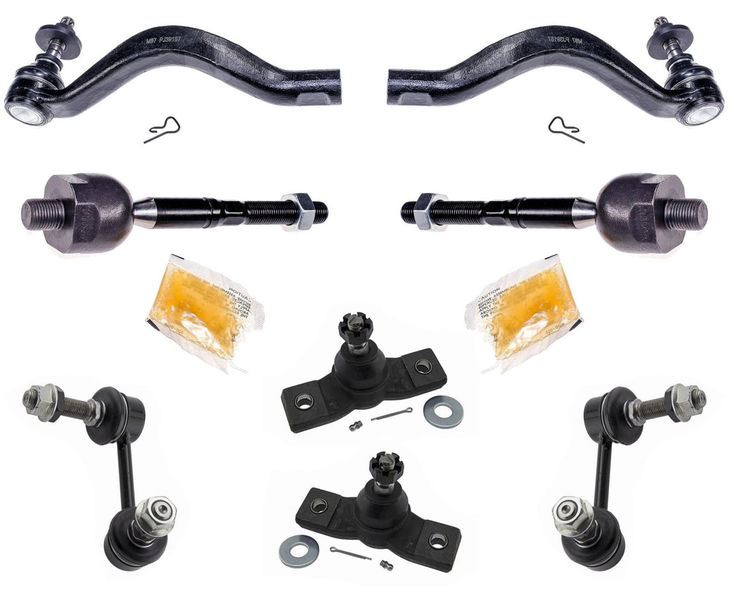 Tie Rods Sway Bar Links & Ball Joints For Lexus IS300 16-21 All Wheel Drive