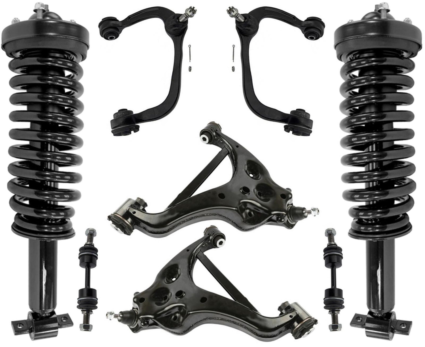 Brazos de control y enlaces superiores e inferiores del puntal delantero para Ford Expedition 2014-2017