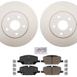 For Buick Envision 2021-2023 Front Coated Disc Brake Rotors & Disc Brake Pads
