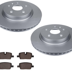 For Cadillac CT5 2021-2023 Coated Rear Disc Brake Rotors & Disc Brake Pads