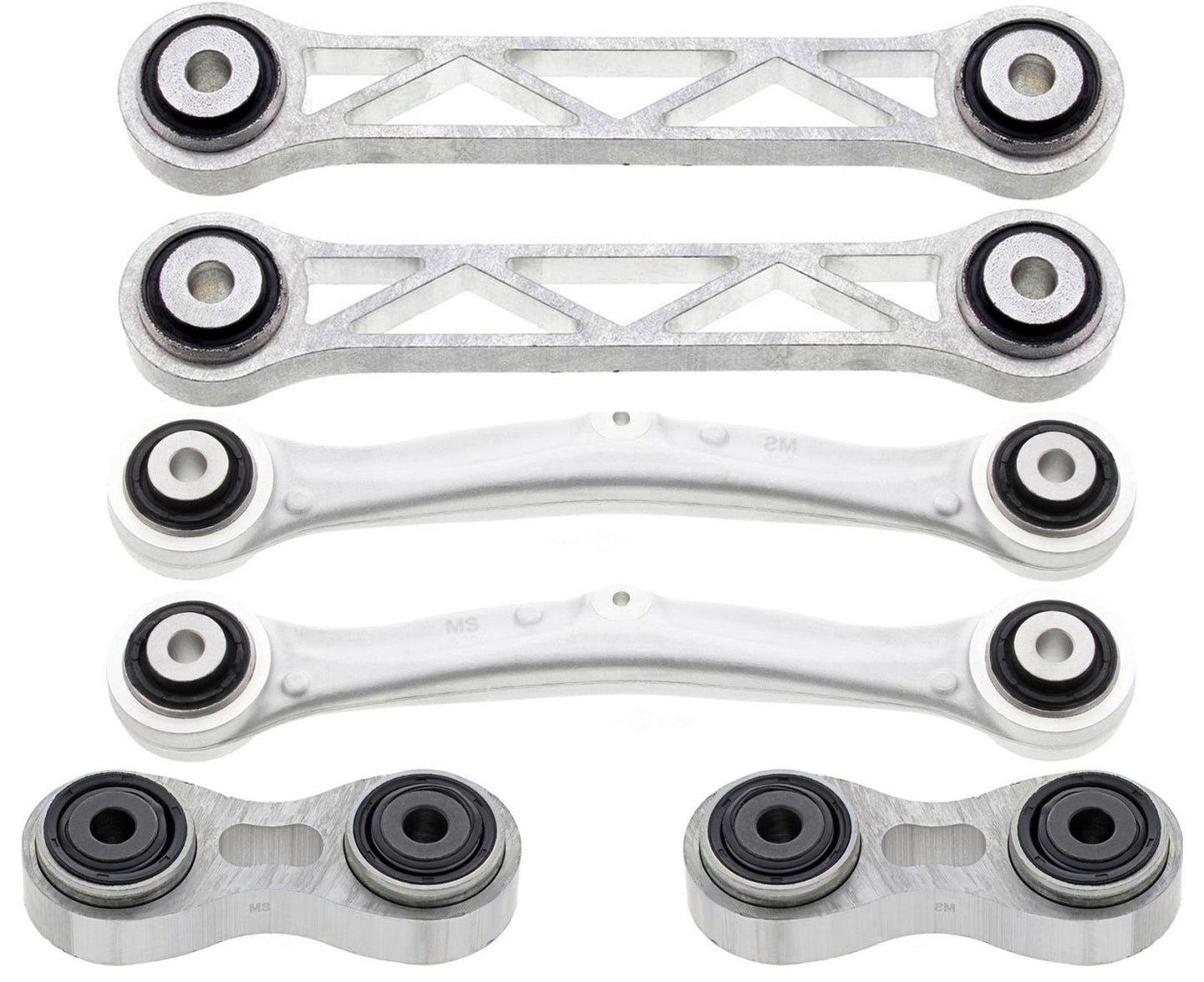 Rear Mevotech Upper Forward & Rearward & Lower Forward Arms For Tesla X 2016-21