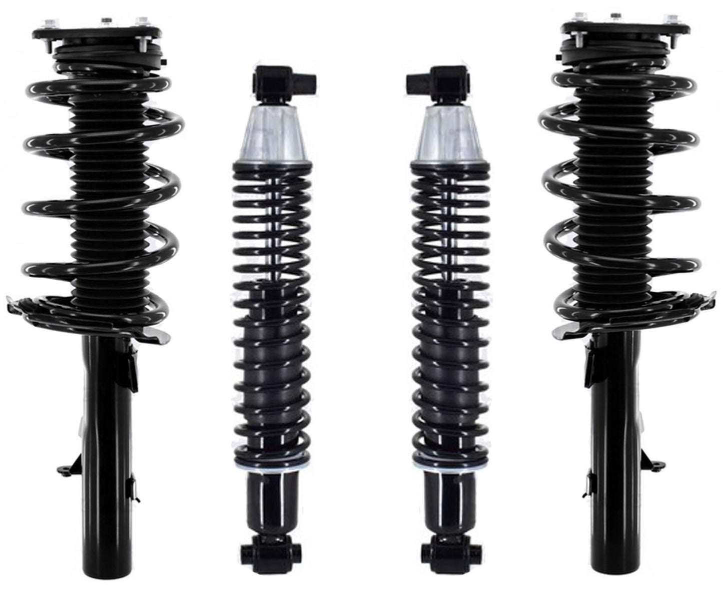 F Struts & Rear Shocks Load Leveling Coil Spring For Ford Transit Connect 14-18