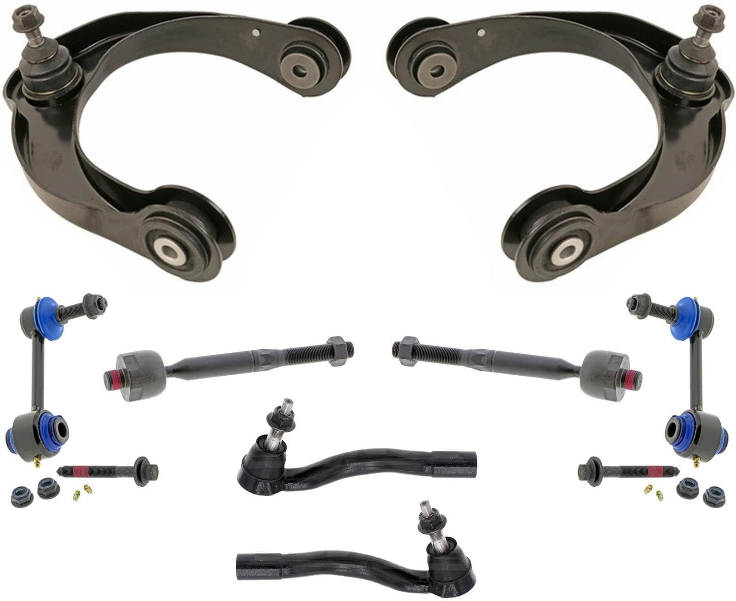 Front Upper Control Tie Rods & Sway Bar Link For Jeep Grand Cherokee 2016-2021