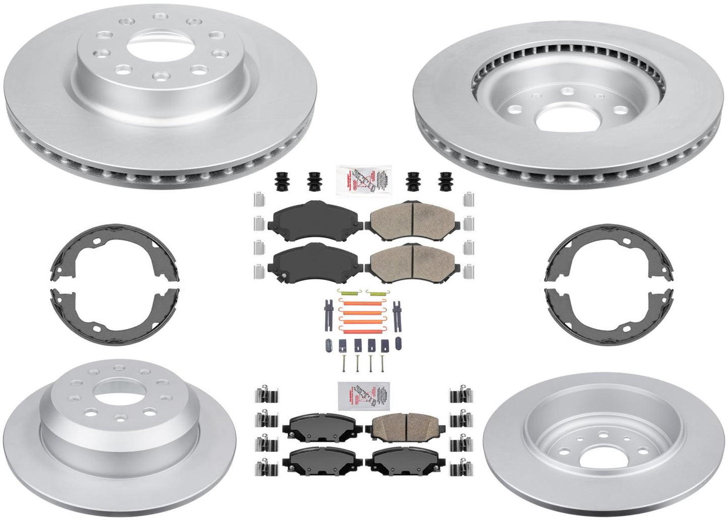 Coated Off Road Performance Disc Brake Rotors for 2018-21 Jeep Wrangler Sport S